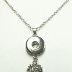 Tree Of Life Dangling Charm Tibetan Silver Necklace 