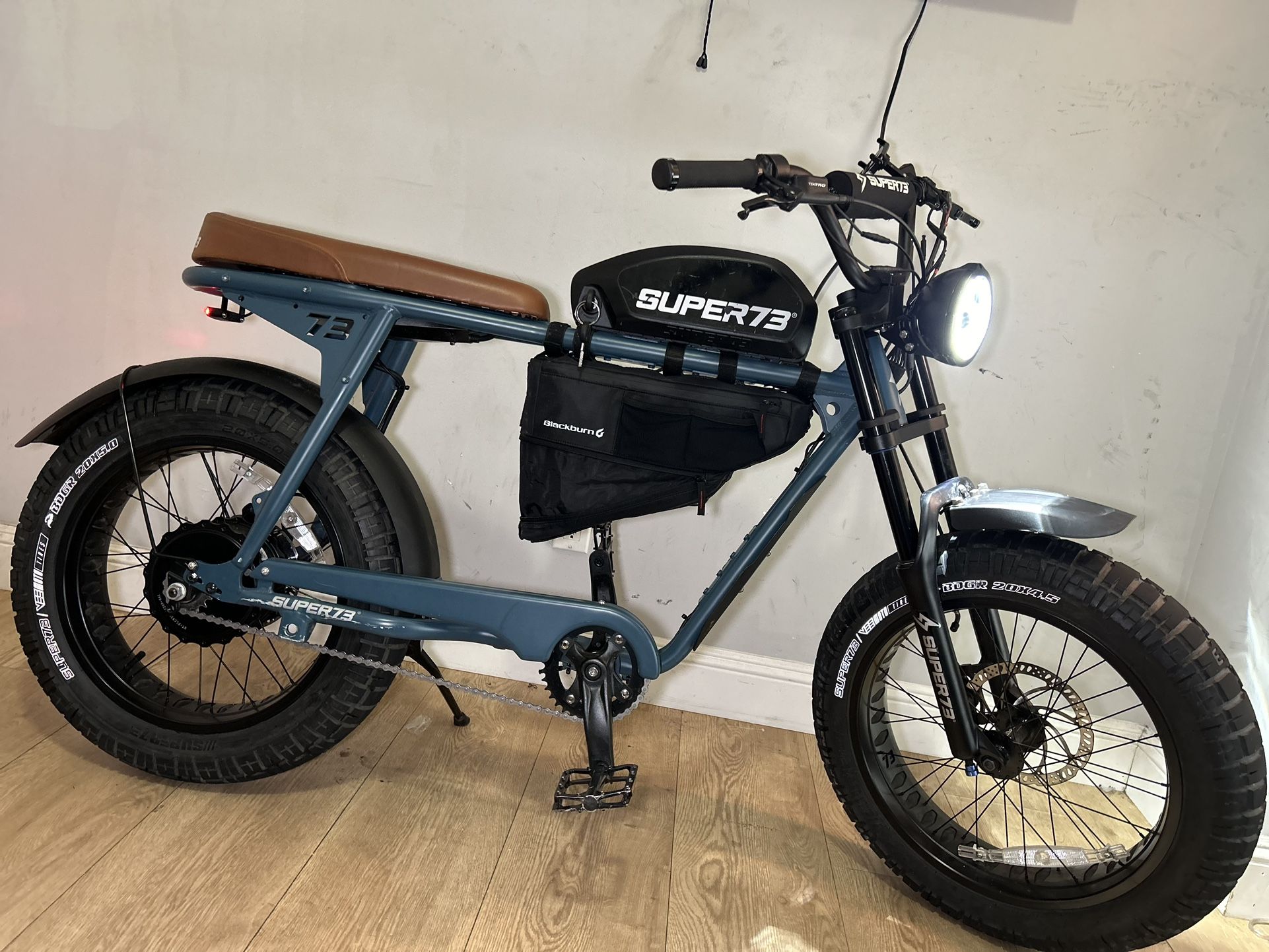 SUPER73-S2 SE Panthro Blue Electric Motorbike 75+ mile max operating range & 30+ mph max speed 