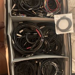 Audio cables - XLR TRS TS USB Etc..
