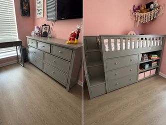 Gray kids bedroom set
