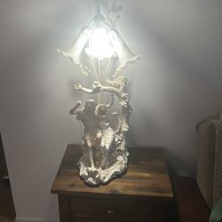 End table Statue light