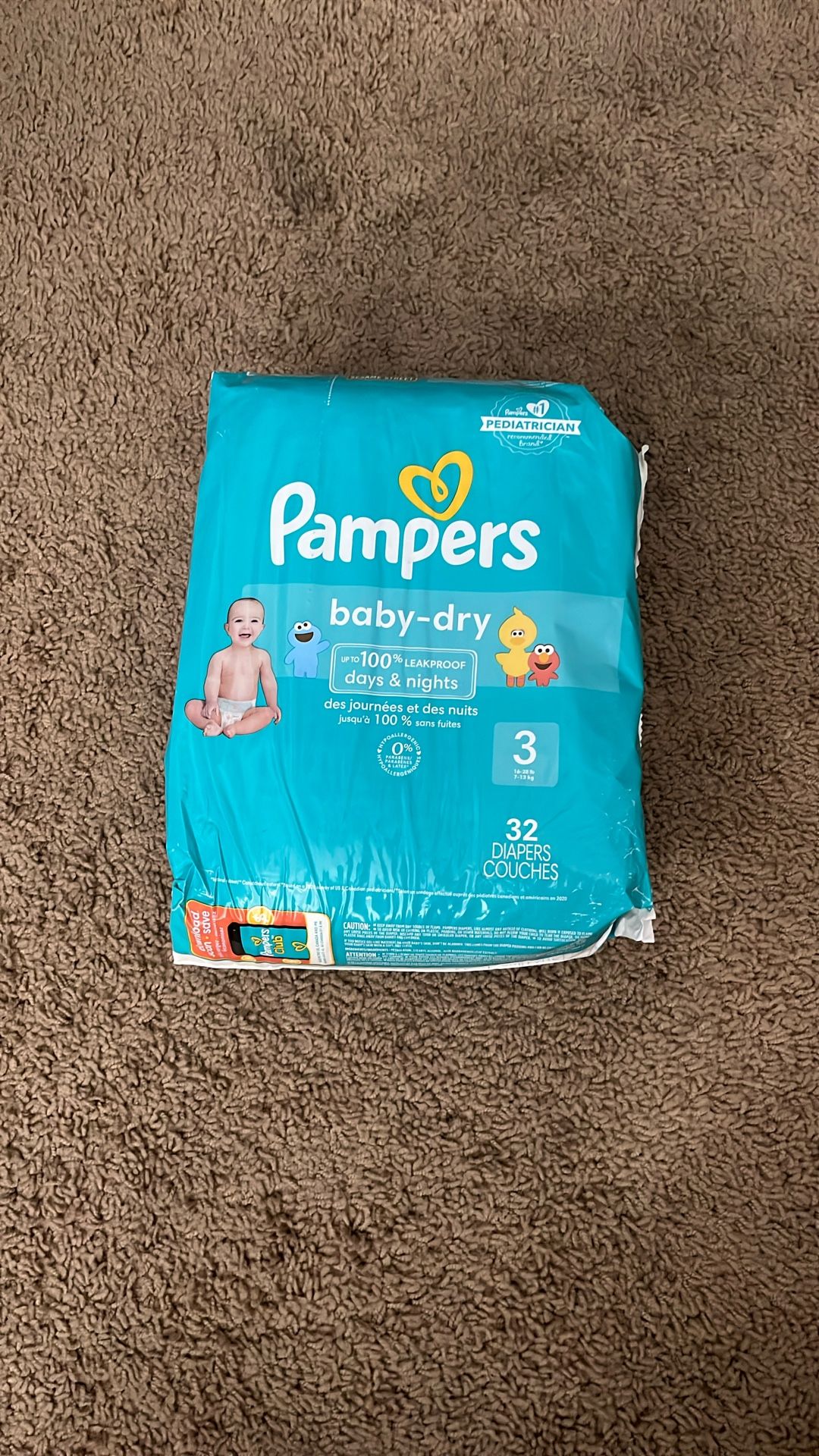 Size 3 Pampers 