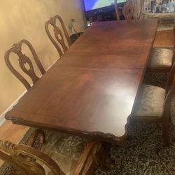 Dining Room Table ( Solid Wood) 