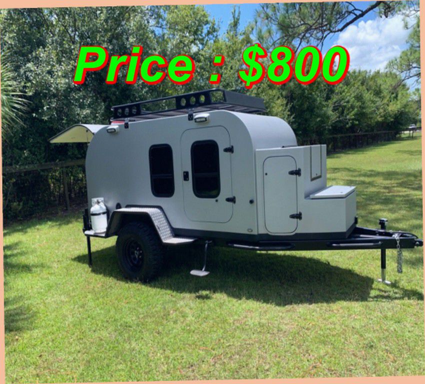 Photo VERY NICE 2018 Teardrop Overland trailer .$800