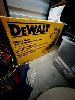 Dewalt Heavy Duty 14” Chop Saw