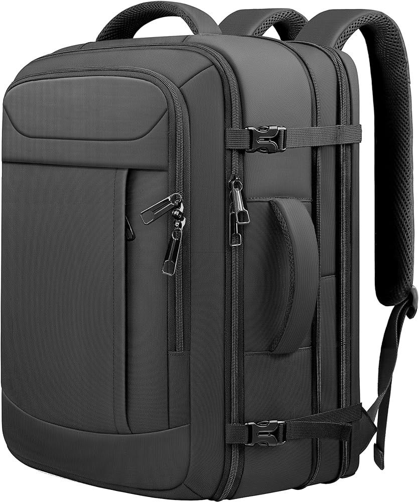 π Expandable 50L TSA Travel Backpack β Large Carry On, Anti-Theft, Waterproof, Fits 17β Laptop