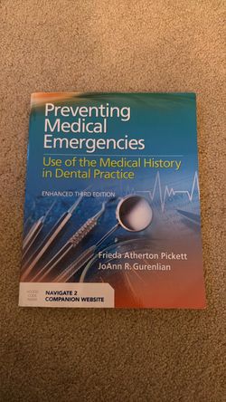 Preventing medical emergencies dental hygiene book