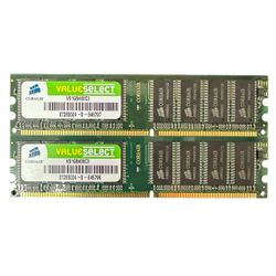 2GB DDR-400 Desktop RAM — 2x 1GB Corsair