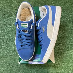 Puma suede classic blue size 10men/11.5women
