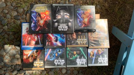 Star Wars dvd blu-ray set