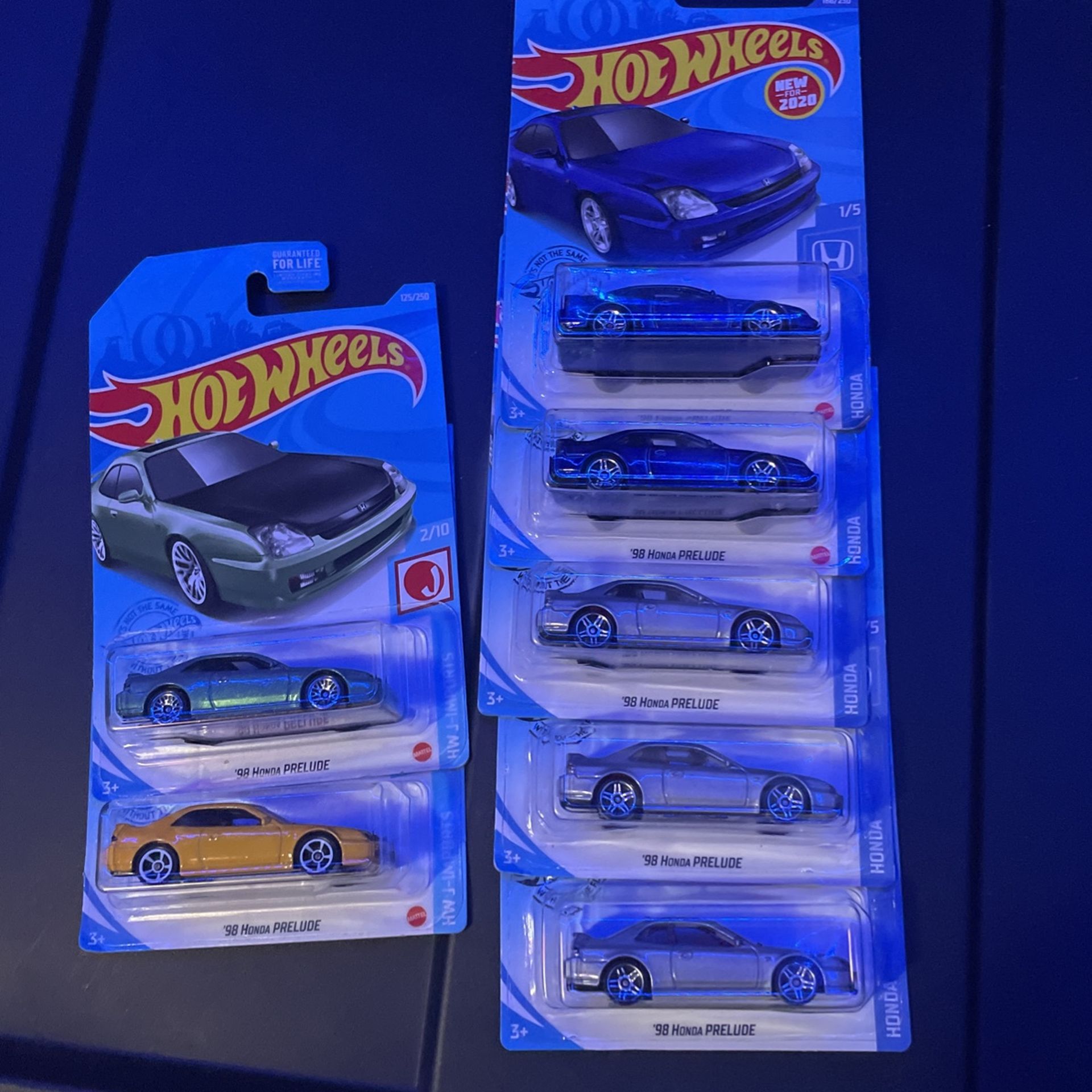 Lot Of 7 Honda Prelude Hot wheels