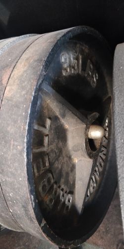 Olympic plates - 45, 35 and 25