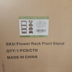 Vodable flower rack