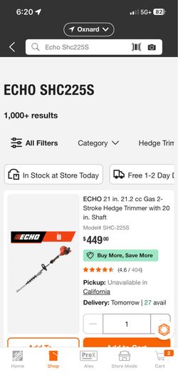 Echo 225s Hedge Trimmer