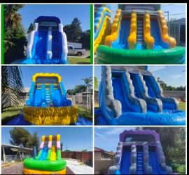 Waterslide 20 to 22ft tall double slide