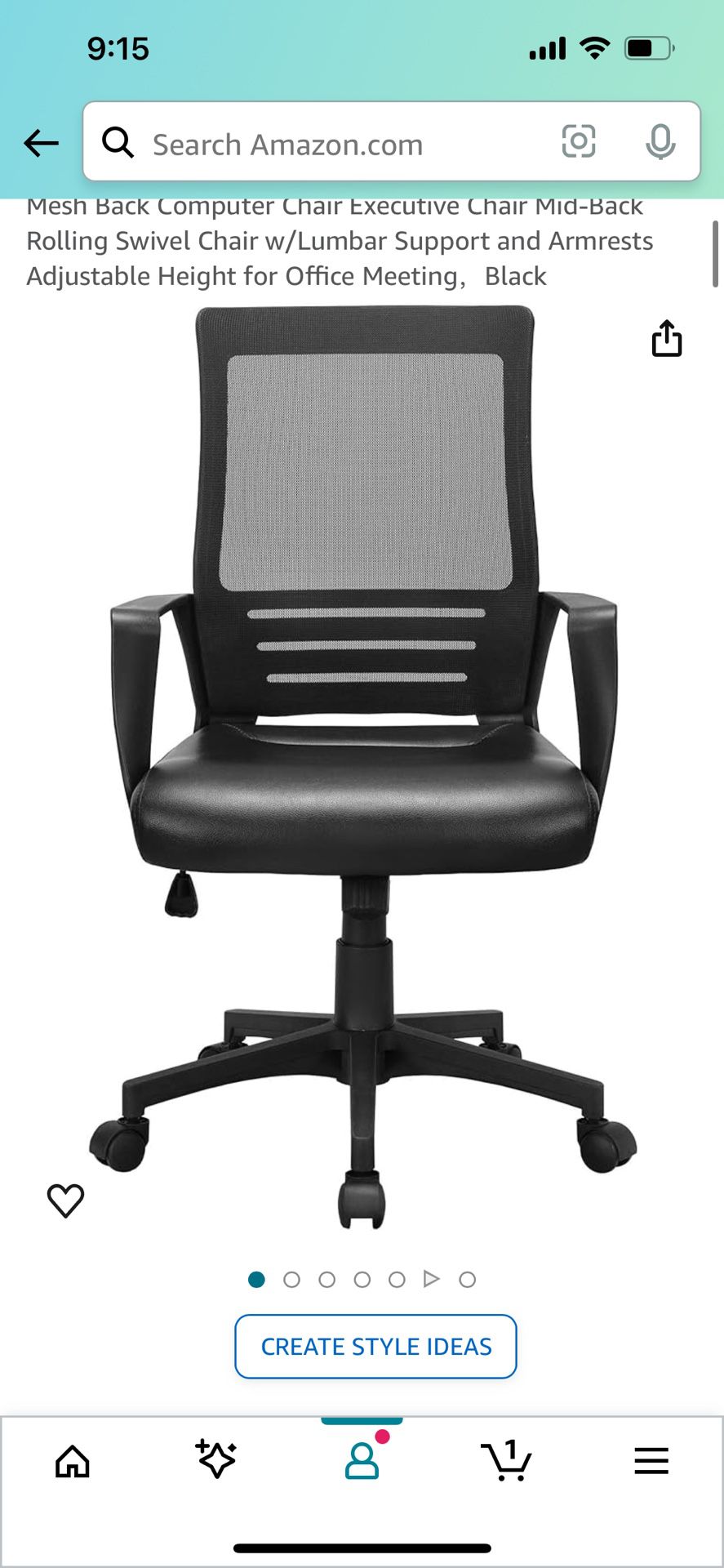 Brand New Black Office Chair