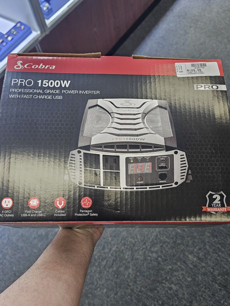 Cobra 1500w Power Inverter. ASK FOR RYAN. #10(contact info removed)