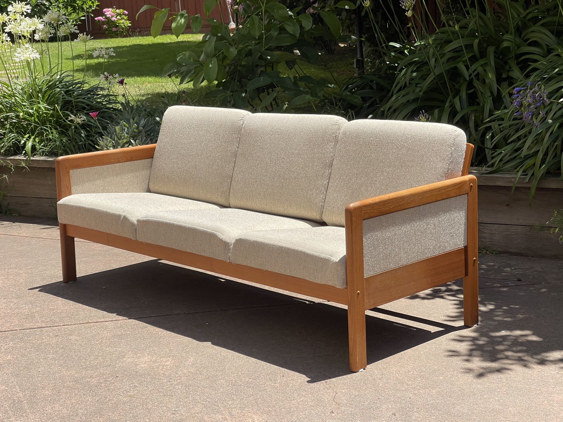 Rare Vintage Mid-Century Modern Danish Couch by Hestbaek