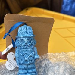 Disneyland Trader Sams Jungle All The Way Disney 4” Tiki Nutcracker Ornament NEW