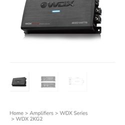 DB Drive WDX 2KG2 Amplifier