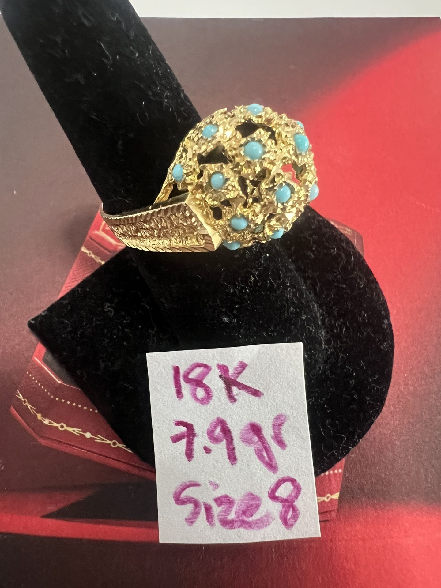 18K Set Total Weight 17.7Gr