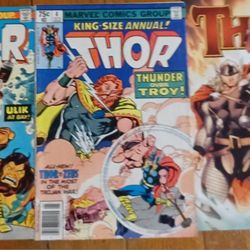 Thor 3 Comic Lot King Size Odin In Exile Marvel 