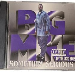 Big Mike Somethin’ Serious CD Rap-A-Lot Geto Boys Scarface Rap Hip-Hop HTF