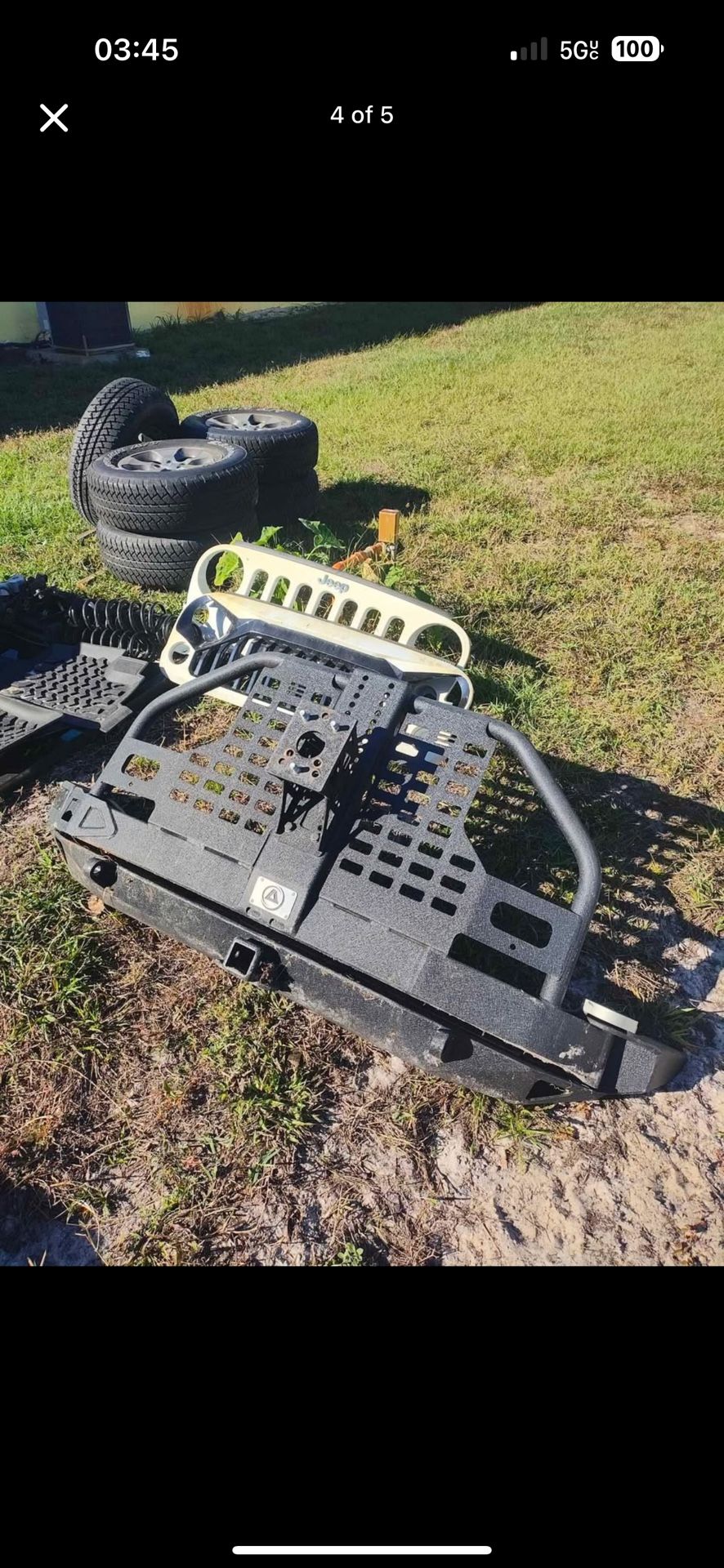 Rear Jeep Bumper