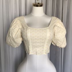 Corset Crop Top Size S/M