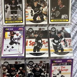 9 collectible hockey cards