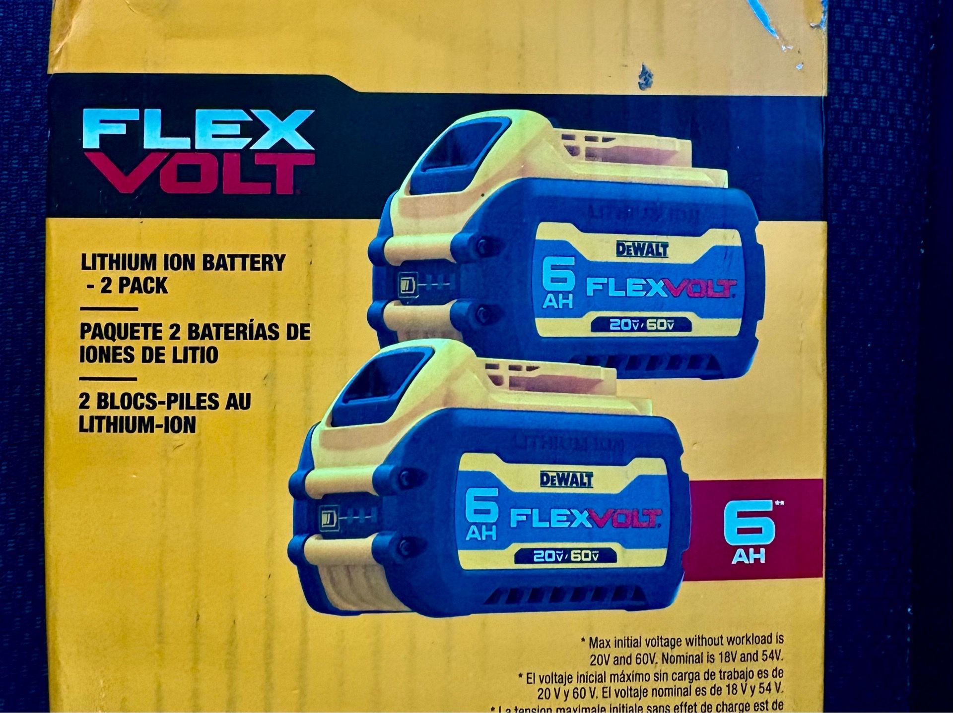 Dewalt FLEX VOLT. 20V-60v max
