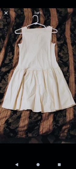 Missguided Sleeveless Drop Waist Denim Mini Dress A-Line Design