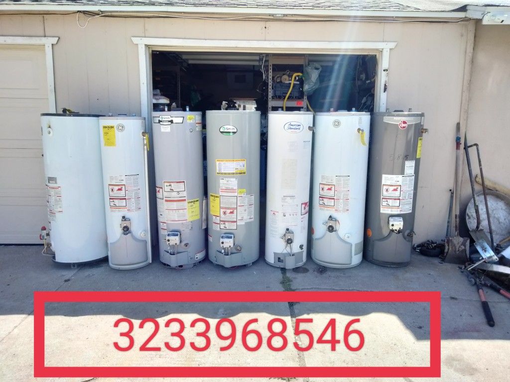 Water Heater Boyler 40 Gallons TANKLESS WATER HEATERS installation Available  WE HAVE NEW WATER HEATERS TOO ask For Price 