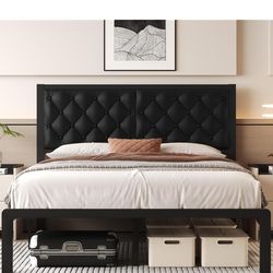 Queen Bed frame with Headboard