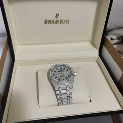 Men’s Aftermarket Moissanite Watch