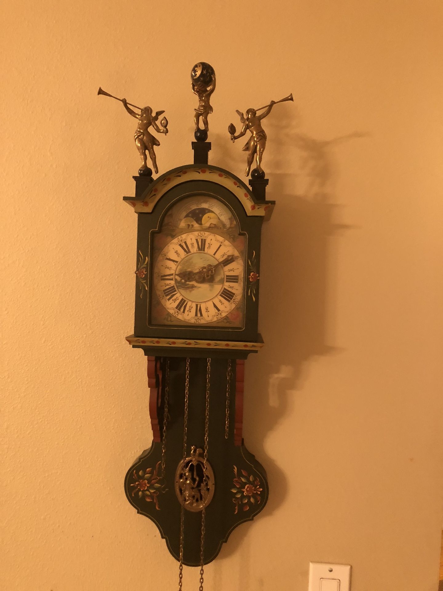 Antique Dutch Wall Clock
