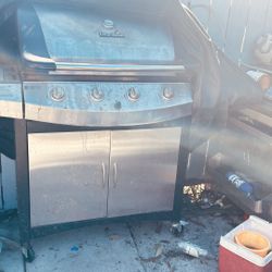 Char-broil Grill And Sink Set Up