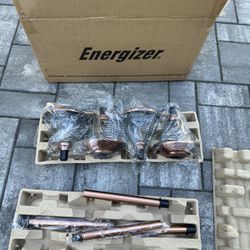 BNB  4 Solar Lights  By Energizer .in Copper Color 