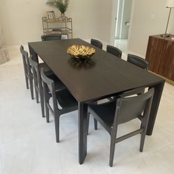 Beautiful  Modern Dining Table – 88”x40” – $400 