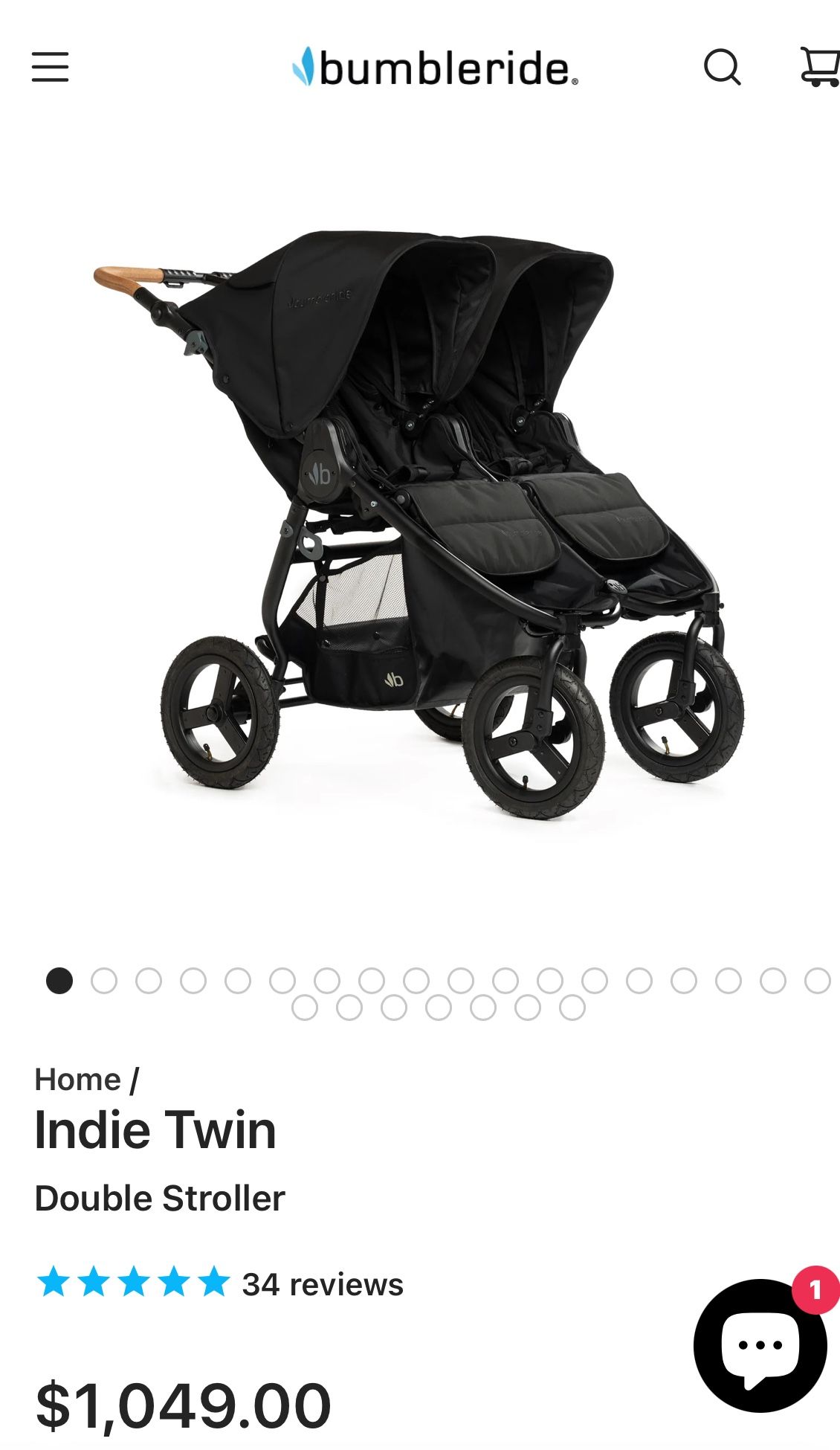 Bumble Ride Twin Stroller