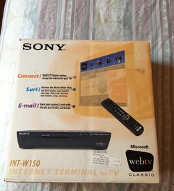 Sony Microsoft Web tv