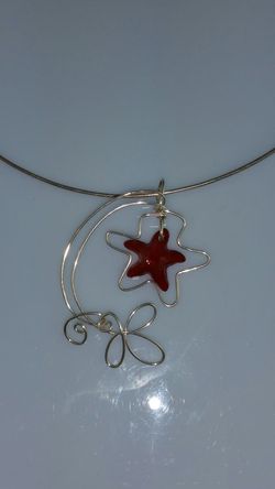 Handmade Wire Art Necklace