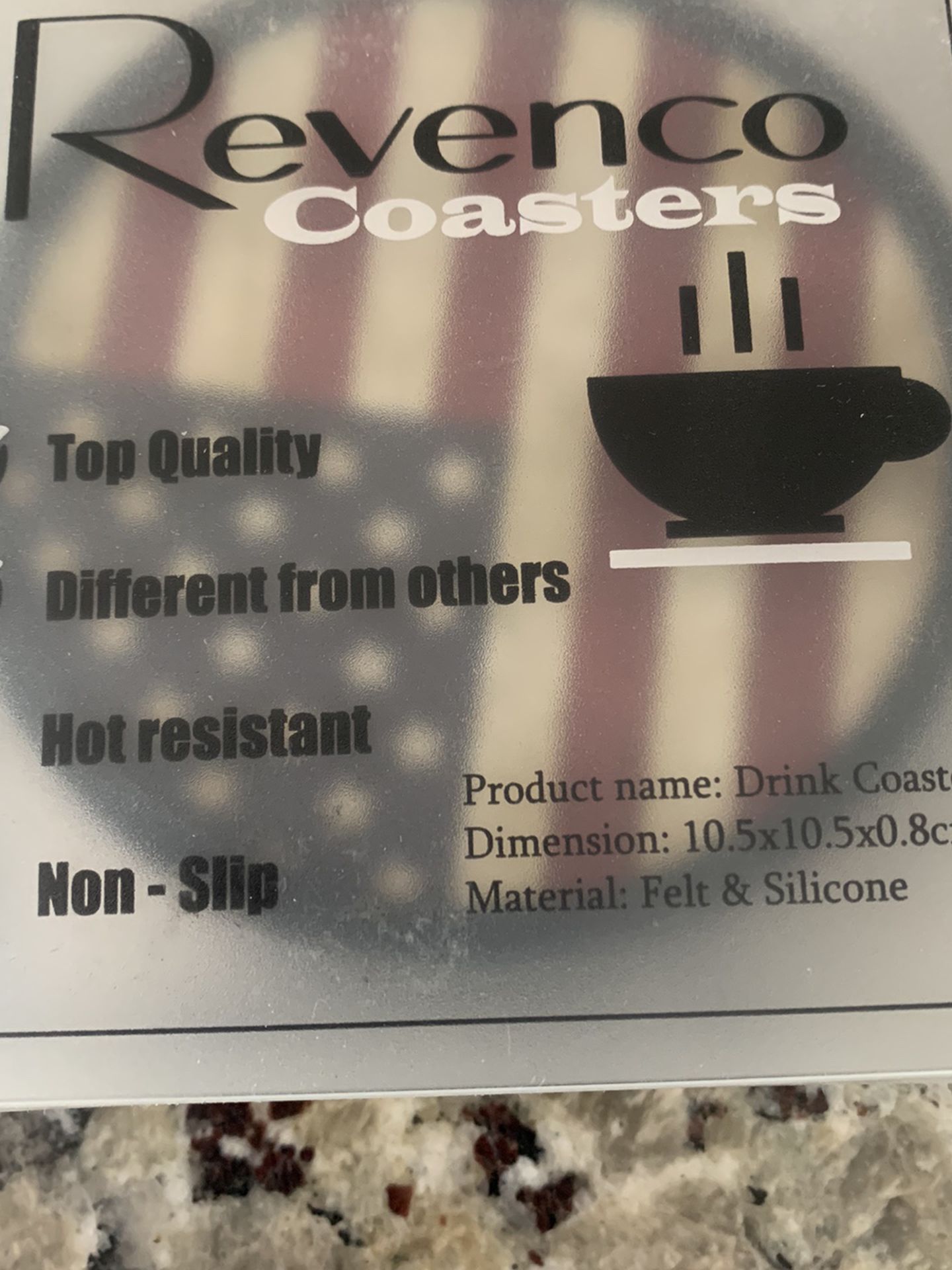 Silicone Coasters Brand New