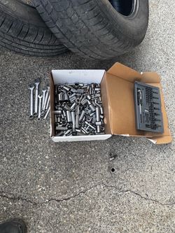 Free 8  used   tires and tools