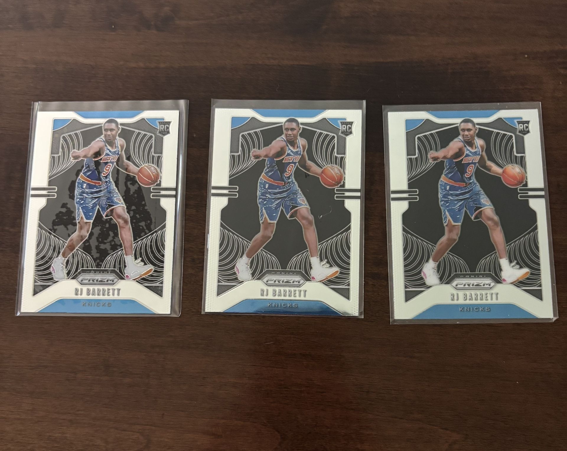 2019-20 Panini Prizm RJ Barrett RC Rookie Card LOT of 3
