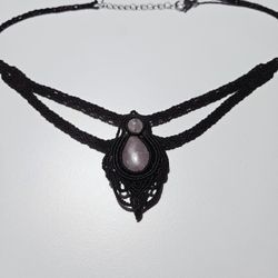 Handmade Rose Quartz Necklace 