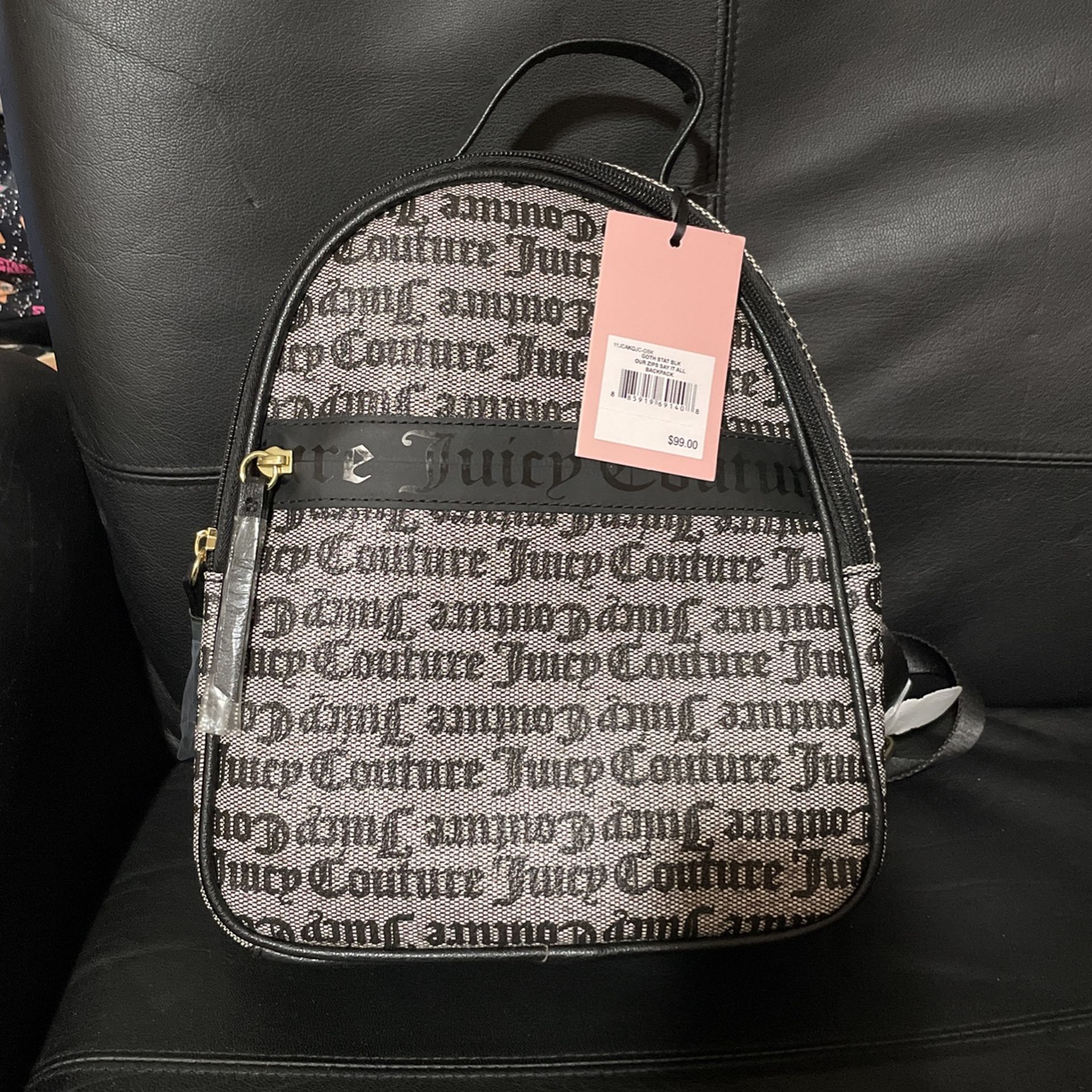 Juicy Couture Backpack NWT Gothic