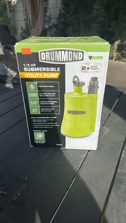 Utility Pump Drummond