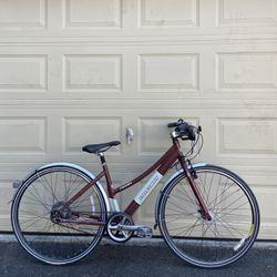 Novara Fusion Commuter Bike – 8-Speed Internal Hub Women’s Step thru Bicycle