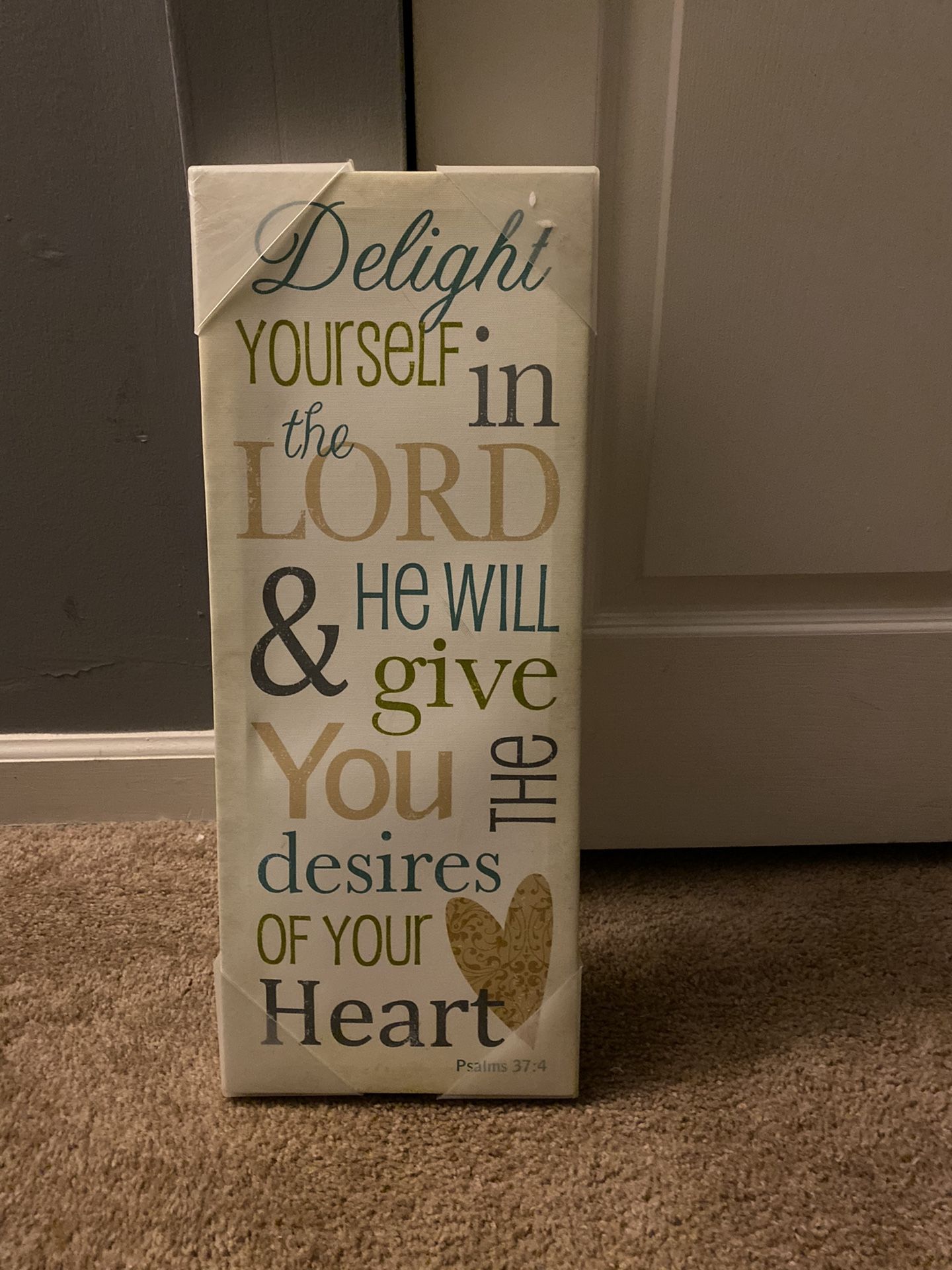 Psalm canvas